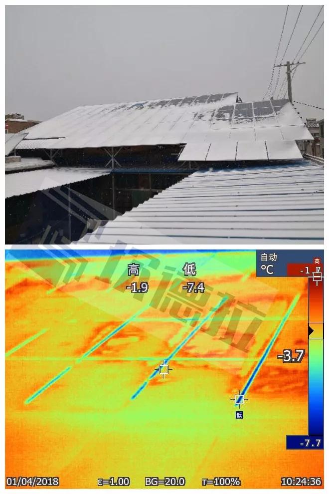 寒冷！光伏組件熱斑溫度實(shí)測(cè)！