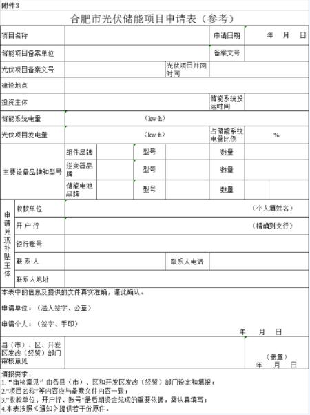 安徽合肥申報2018年第三批光伏度電補貼目錄、光儲系統(tǒng)應(yīng)用、創(chuàng)新示范項目